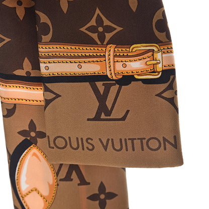 Louis Vuitton Silk Monogram Confidential Bandeau Brown 3 of 4