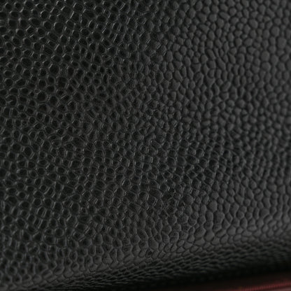 Chanel Caviar Quilted Large Gusset Flap Wallet Black 9 of 9