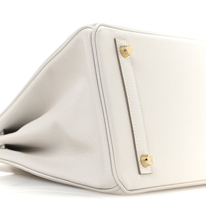 Hermes Epsom Birkin 30 Gris Pale 9 of 11