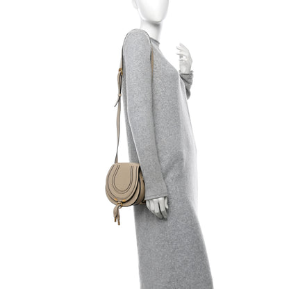 Chloe Calfskin Mini Marcie Round Crossbody Bag Root Beige 2 of 11