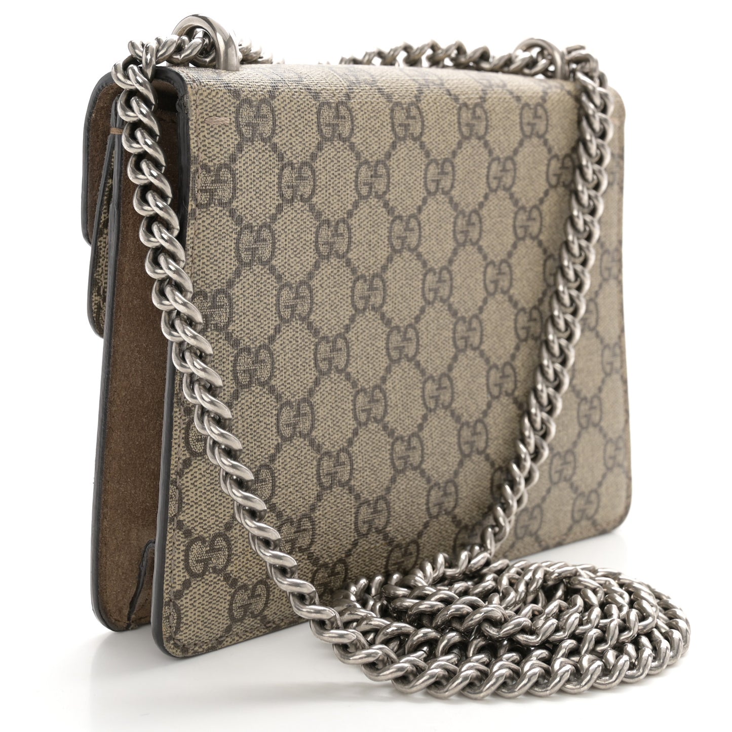 GG Supreme Monogram Mini Dionysus Shoulder Bag Taupe