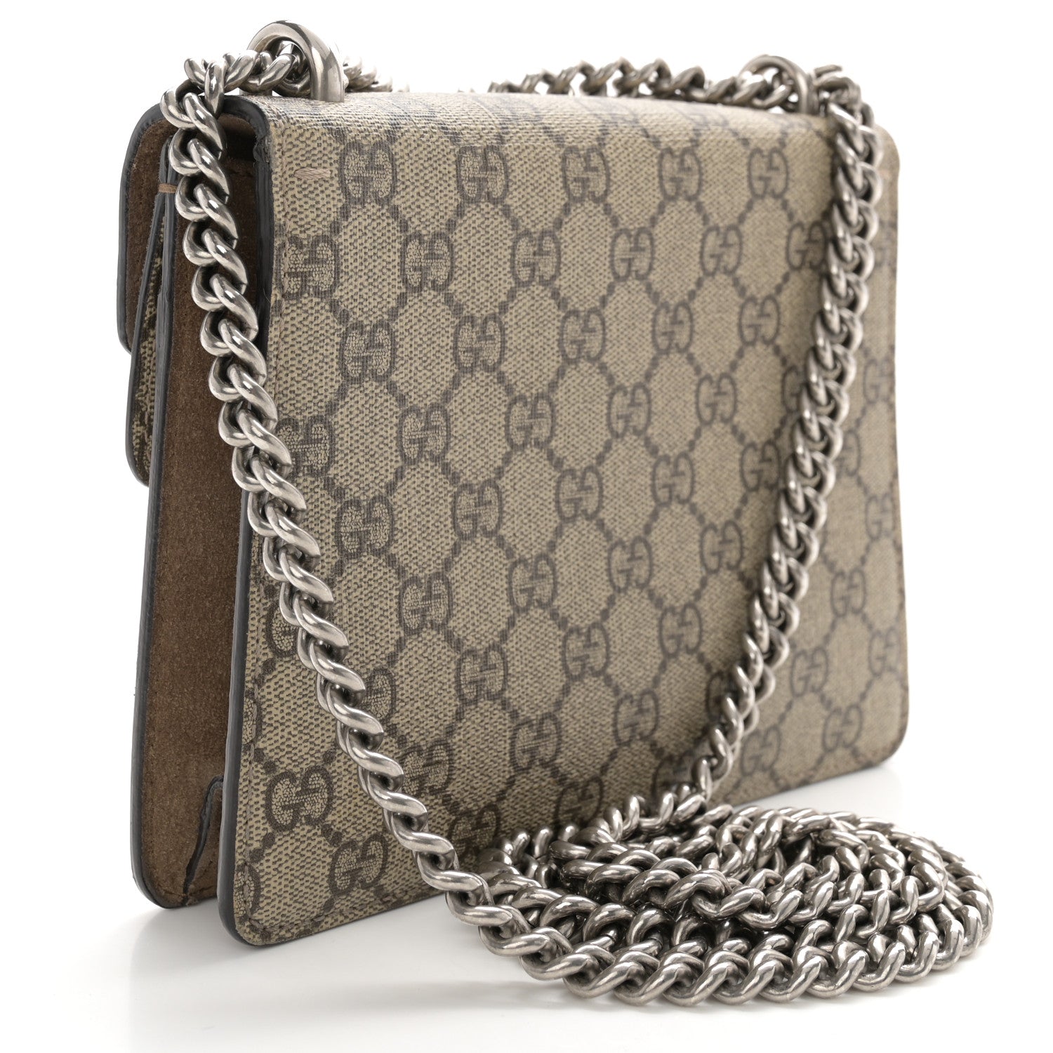 Gucci GG Supreme Monogram Mini Dionysus Shoulder Bag Taupe 3 of 17