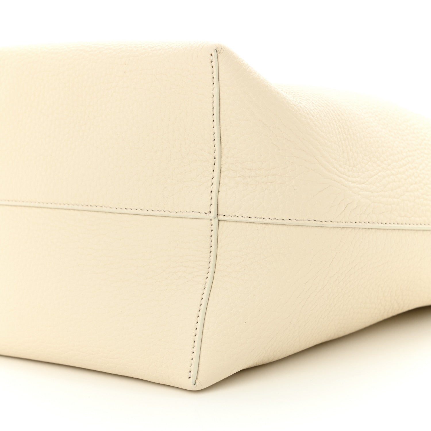 The Row Grained Calfskin Medium N/S Park Tote Ivory 10 of 11
