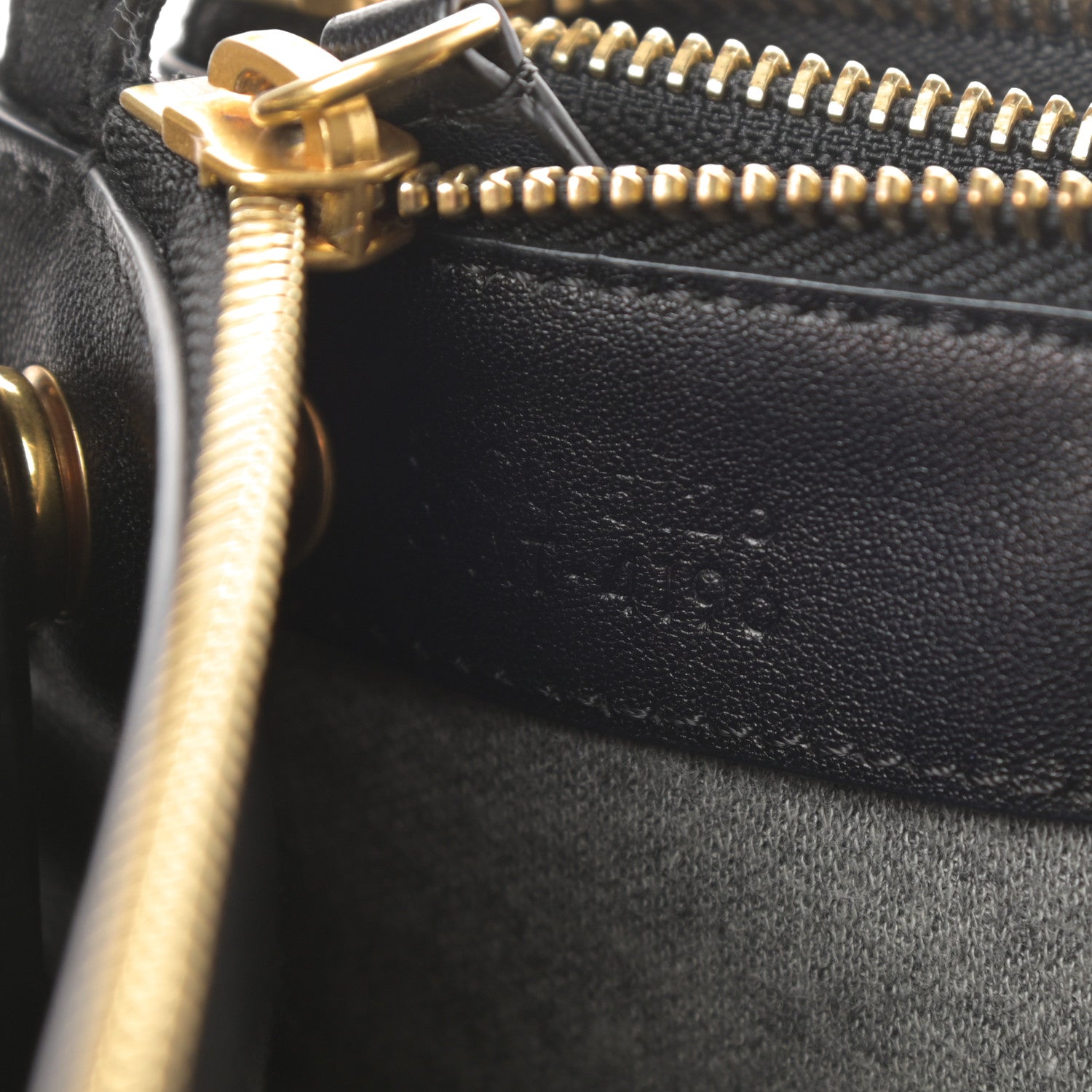 Celine Lambskin Large Trio Crossbody Bag Black 9 of 14