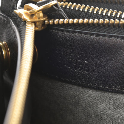 Celine Lambskin Large Trio Crossbody Bag Black 9 of 14