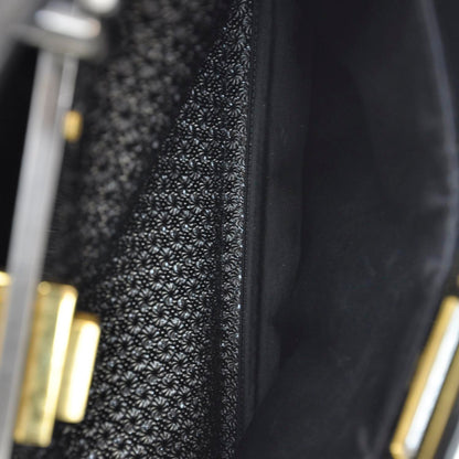Fendi Patent Medium Peekaboo Iconic Satchel Black 10 of 11