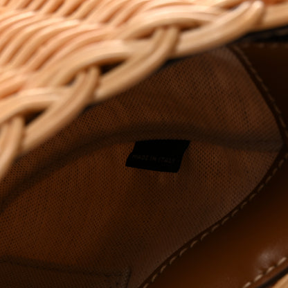 Miu Miu Wicker Wander Hobo Tan 7 of 10