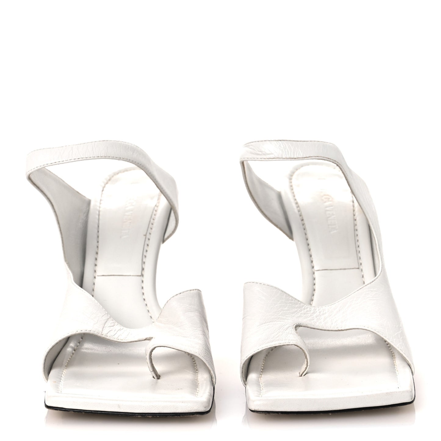 Nappa Crunch Lux Sandals 40.5 Optic White