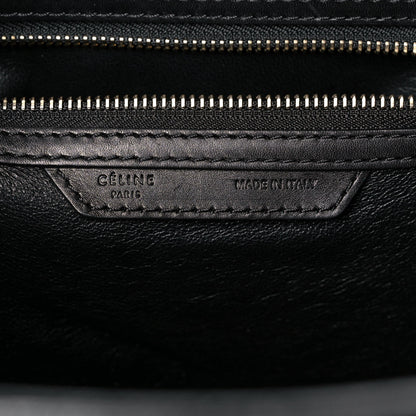 Celine Pony Hair Mini Tri-Color Luggage Ivory Black Brown 6 of 17