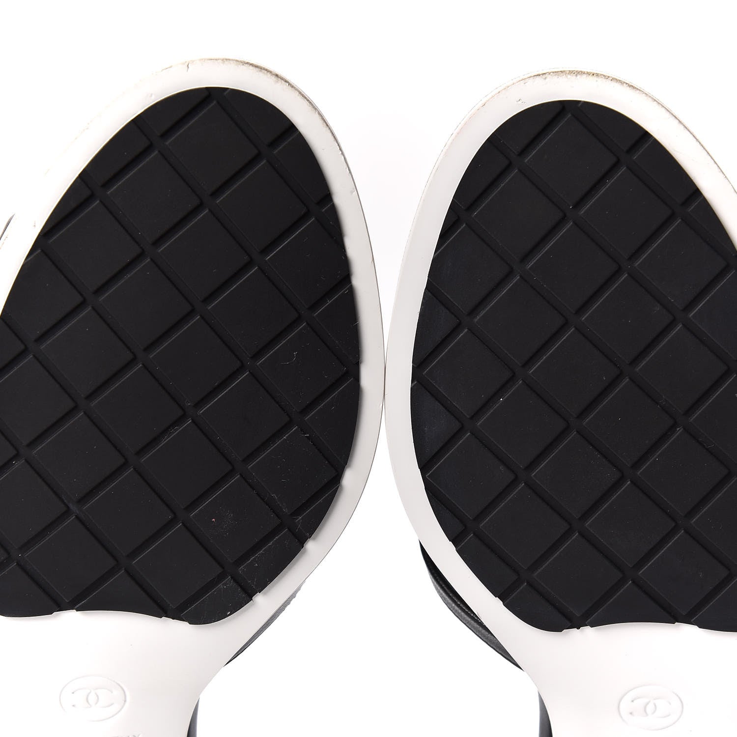 Chanel PVC Lambskin Logo Mules 41.5 Black 10 of 11