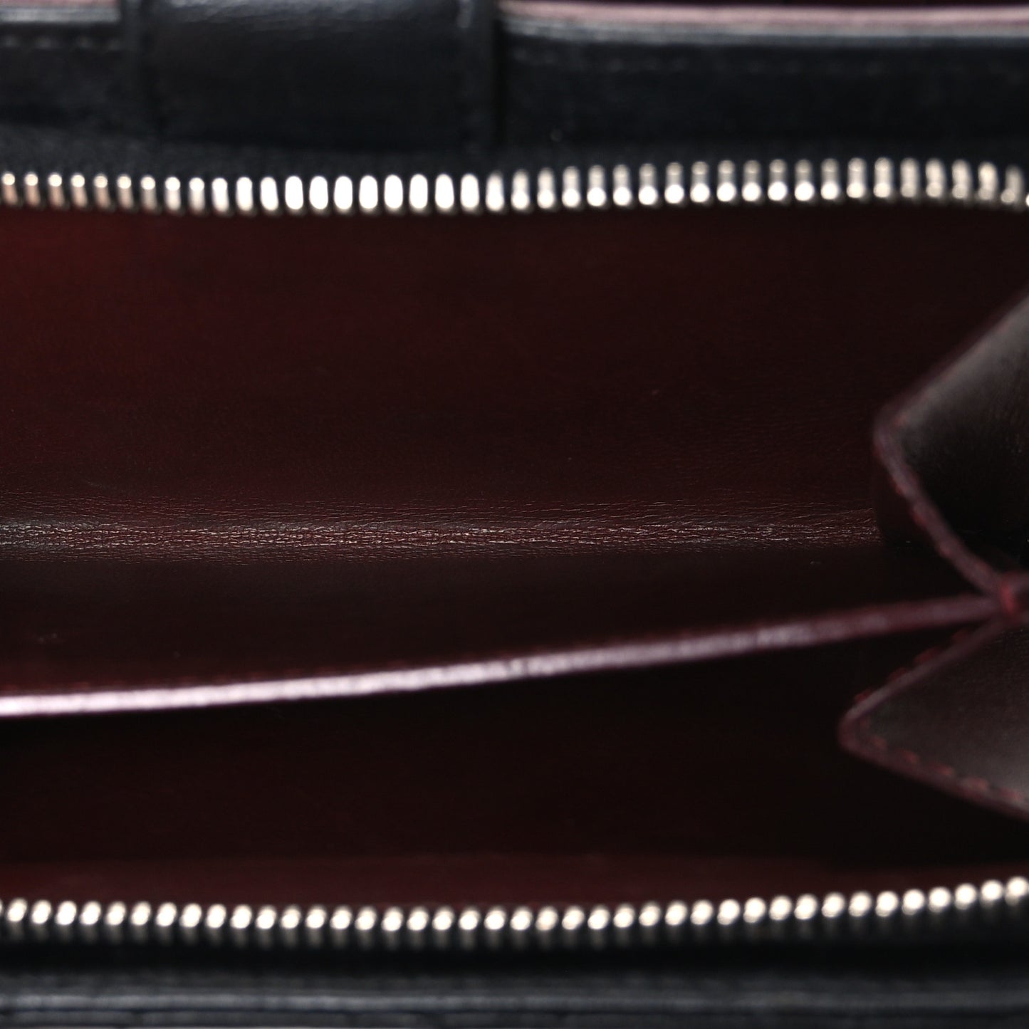 Lambskin Quilted Zipped Pocket Wallet Black