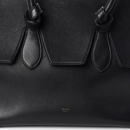 Celine Smooth Calfskin Small Tie Knot Tote Black 14 of 14