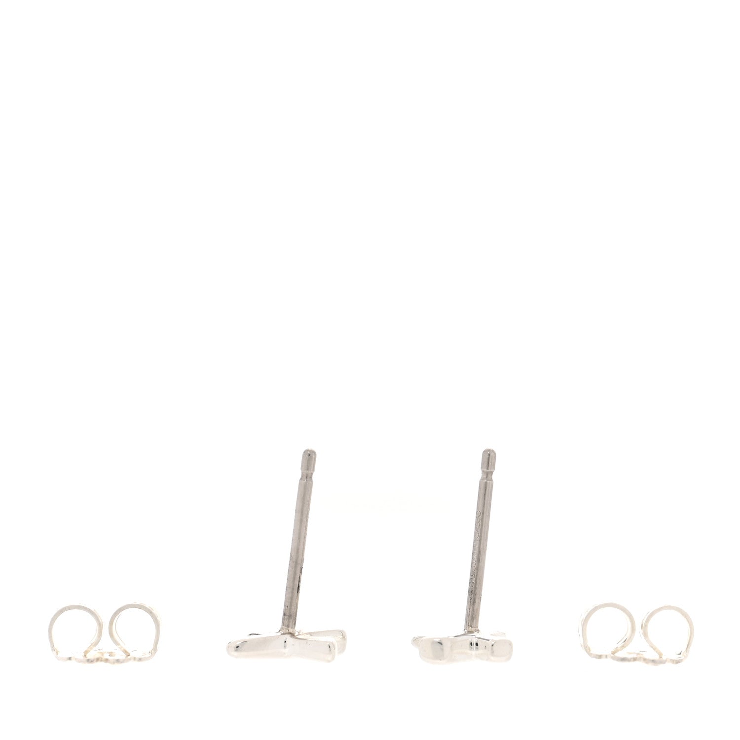 Tiffany Sterling Silver Mini Paloma Picasso Graffiti X Stud Earrings 3 of 5
