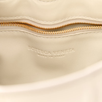 Bottega Veneta Paper Calfskin Maxi Intreccio Padded Cassette Crossbody Bag White 6 of 13