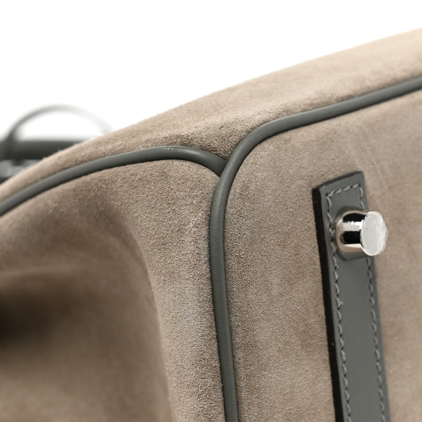 Veau Doblis Swift Grizzly Birkin 30 Gris Meyer Gris Caillou