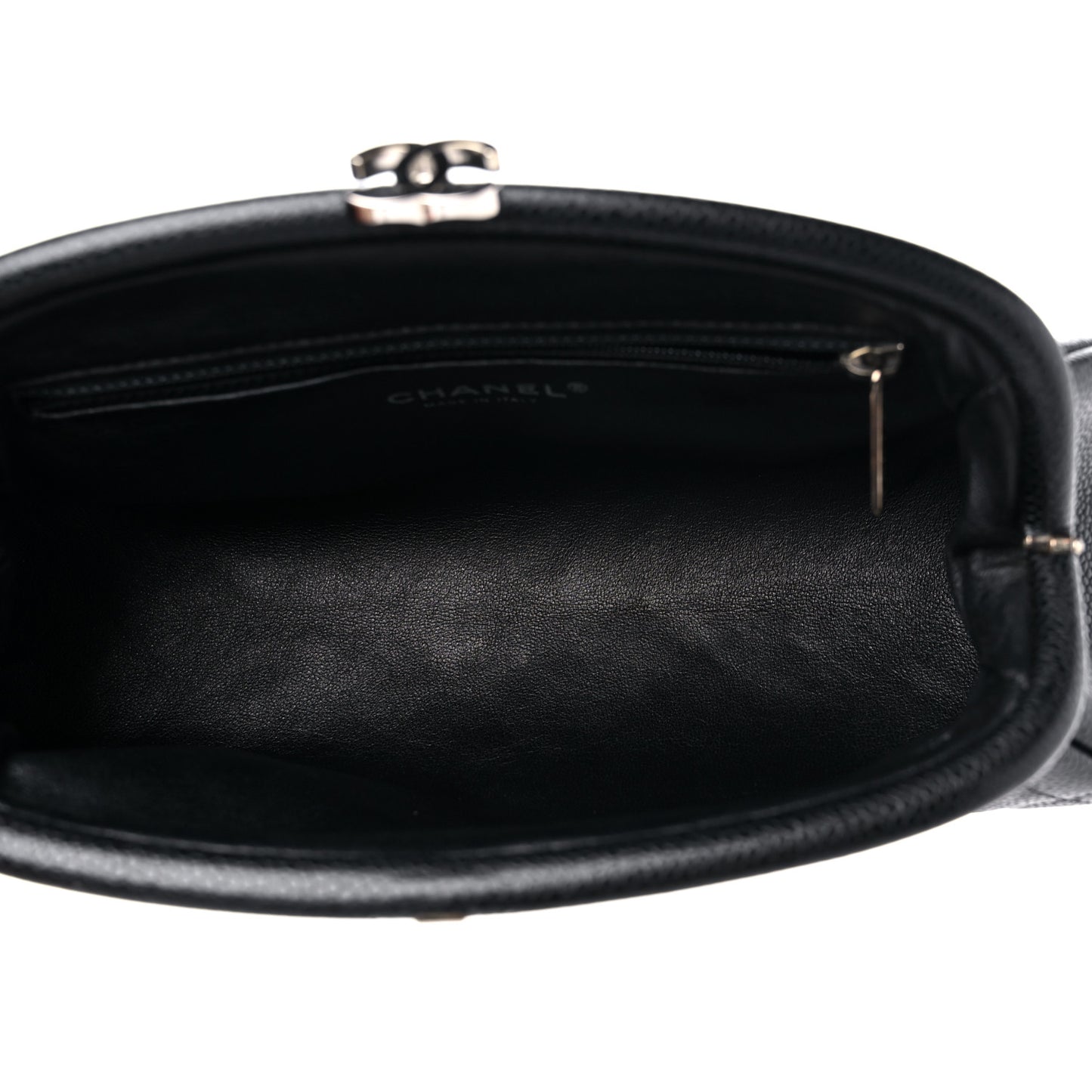 Caviar Quilted Timeless Clutch Black