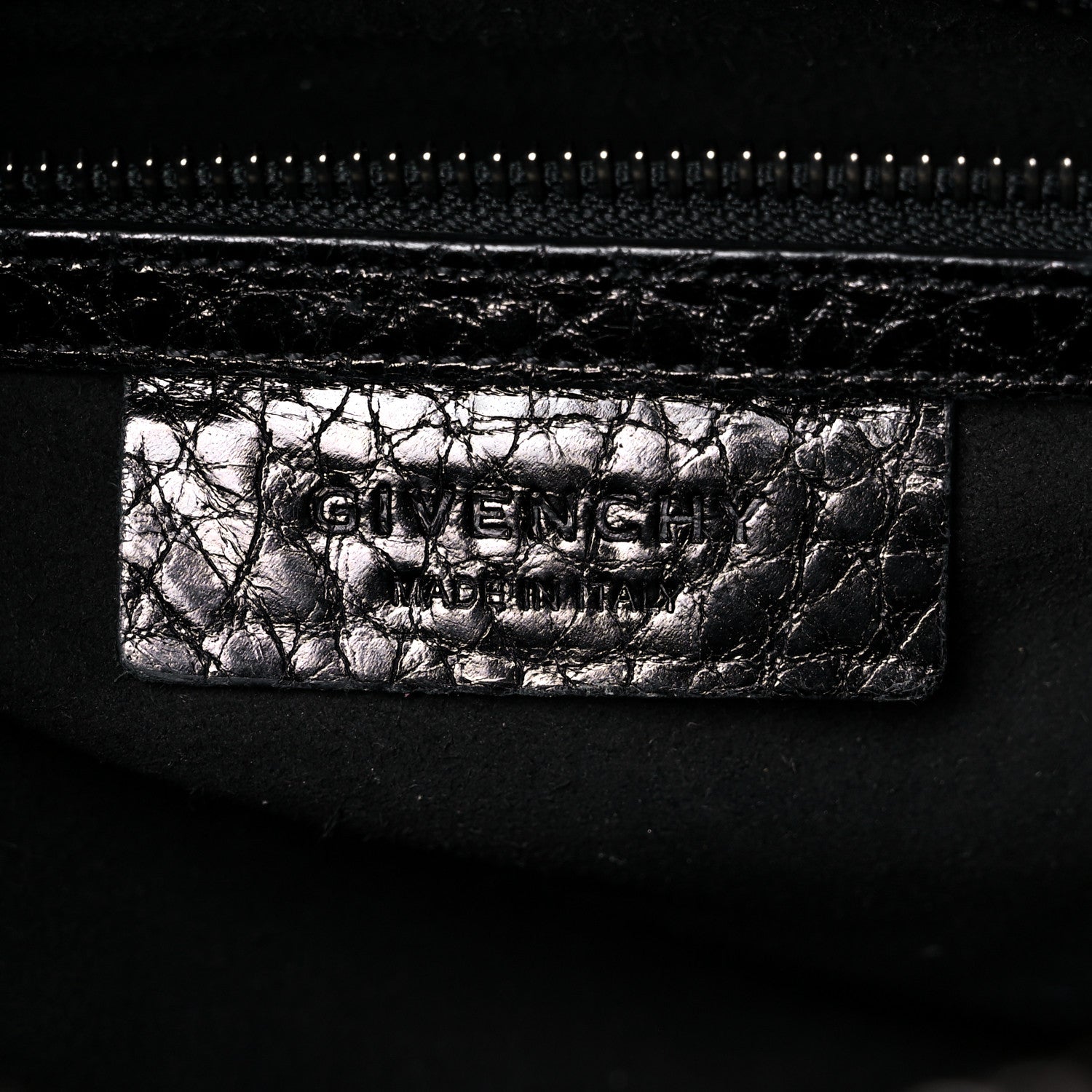 Givenchy Glazed Pebbled Calfskin Mini Lucrezia Black 6 of 16