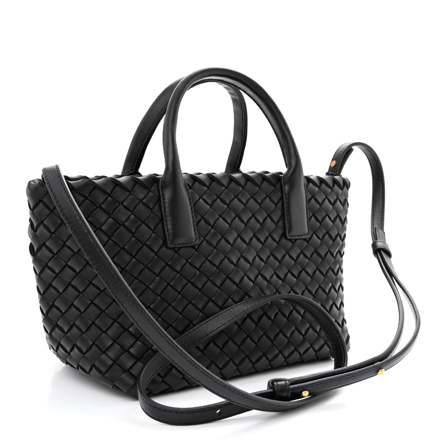 Bottega Veneta Nappa Intrecciato Mini Cabat Black 4 of 11