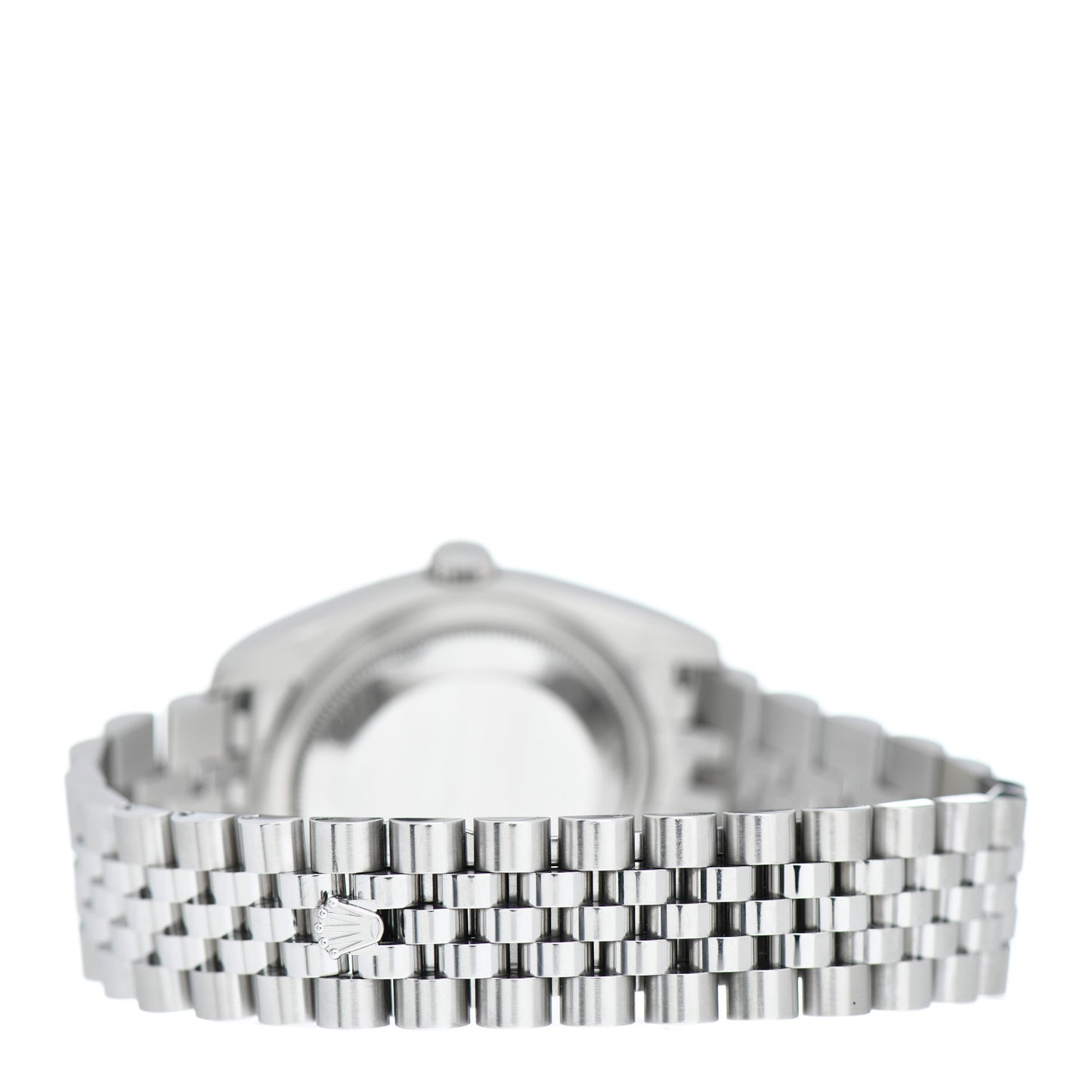 Stainless Steel 18K White Gold Diamond 36mm Oyster Perpetual Datejust Watch Silver 116234
