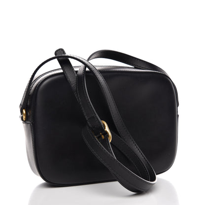 Gucci Calfskin Web Small Webby Bee Shoulder Bag Black 3 of 7
