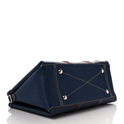 Louis Vuitton Epi Soufflot MM NM Marine Rouge 3 of 8