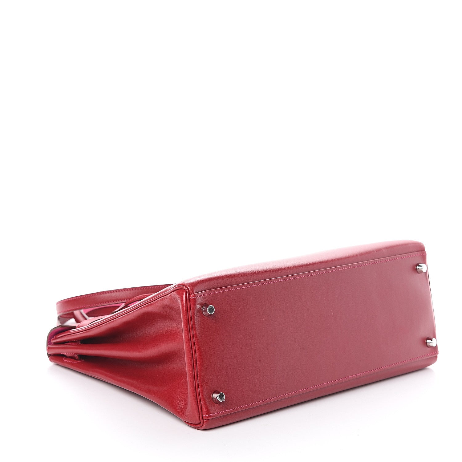 Hermes Tadelakt So Flash Kelly Retourne 35 Rubis Rose Tyrien 3 of 9