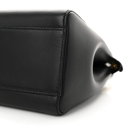 Fendi Nappa Mini Peekaboo Iconic Satchel Black 10 of 12