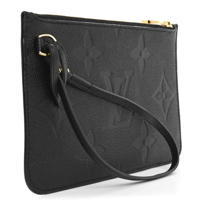 Louis Vuitton Empreinte Monogram Giant Neverfull MM Pochette Black 3 of 9