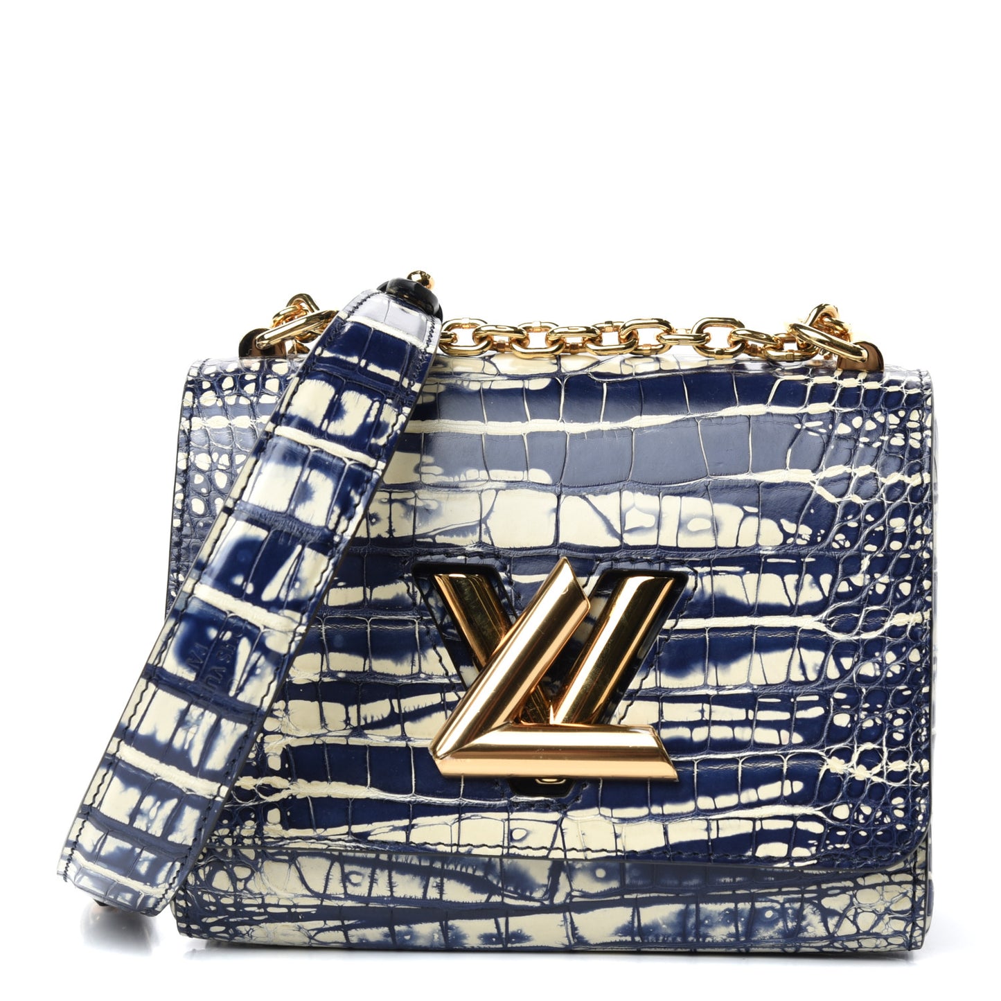 Alligator Twist Shoulder Bag PM