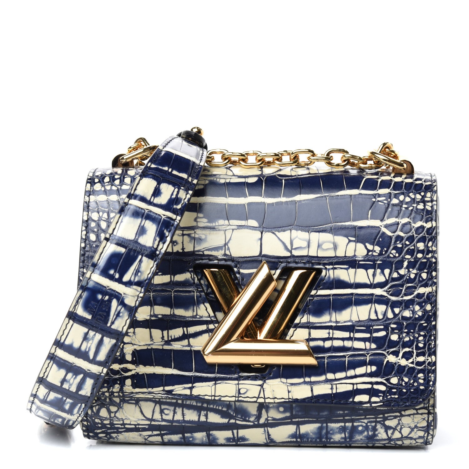 Louis Vuitton Alligator Twist Shoulder Bag PM 1 of 8