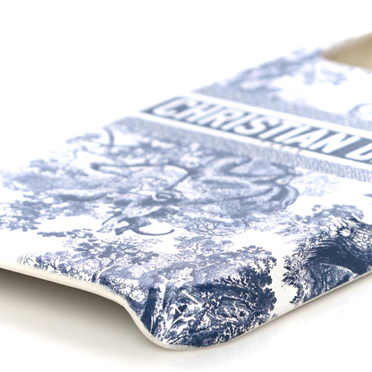 Christian Dior Calfskin Toile De Jouy iPhone 12 Pro Case Blue Multicolor 9 of 9