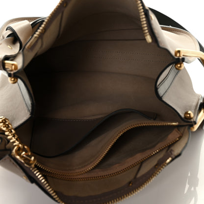 Chloe Grained Calfskin Small Hayley Hobo Motty Grey 5 of 10