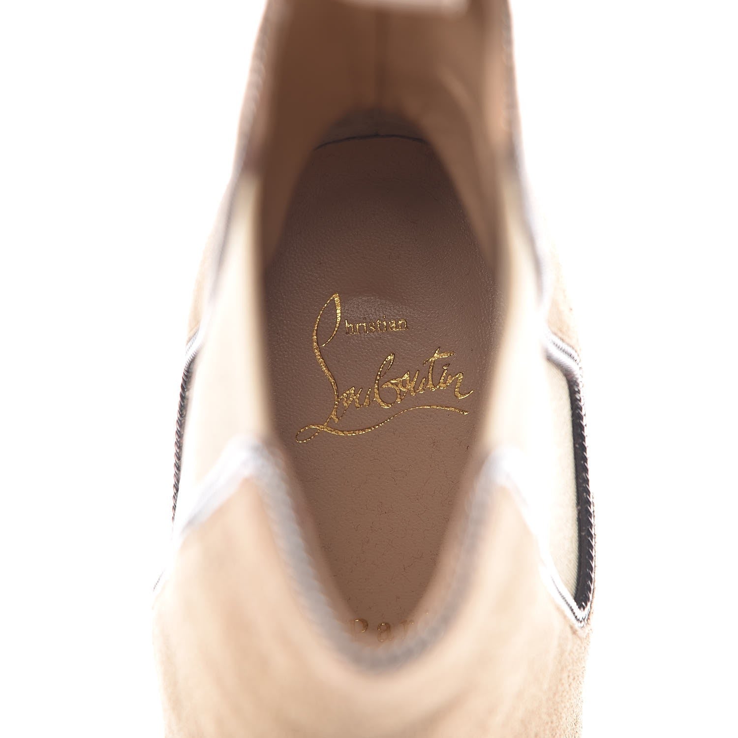 Christian Louboutin Veau Velours Otaboo 70 Chelsea Boots 38.5 Camel 6 of 9