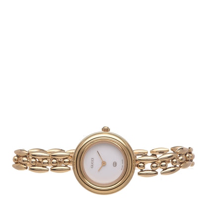 Gucci Stainless Steel 26mm Rice Link Interchangeable Bezel Quartz Watch 3 of 7
