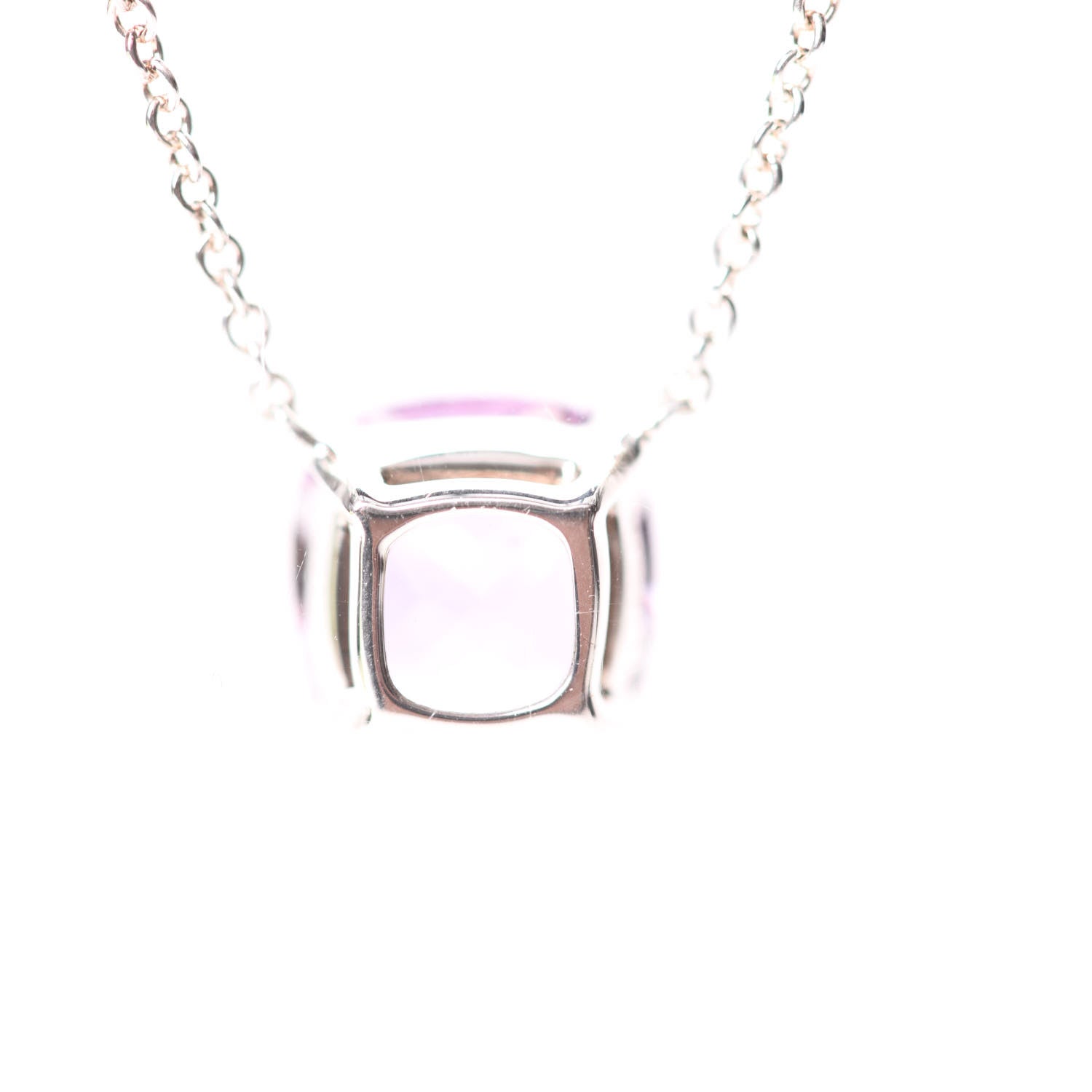 Tiffany Sterling Silver Amethyst Sparklers Pendant Necklace 5 of 5