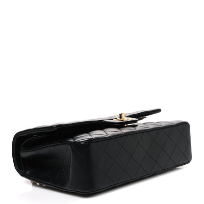 Chanel Lambskin Quilted Medium Double Flap Black 3 of 10