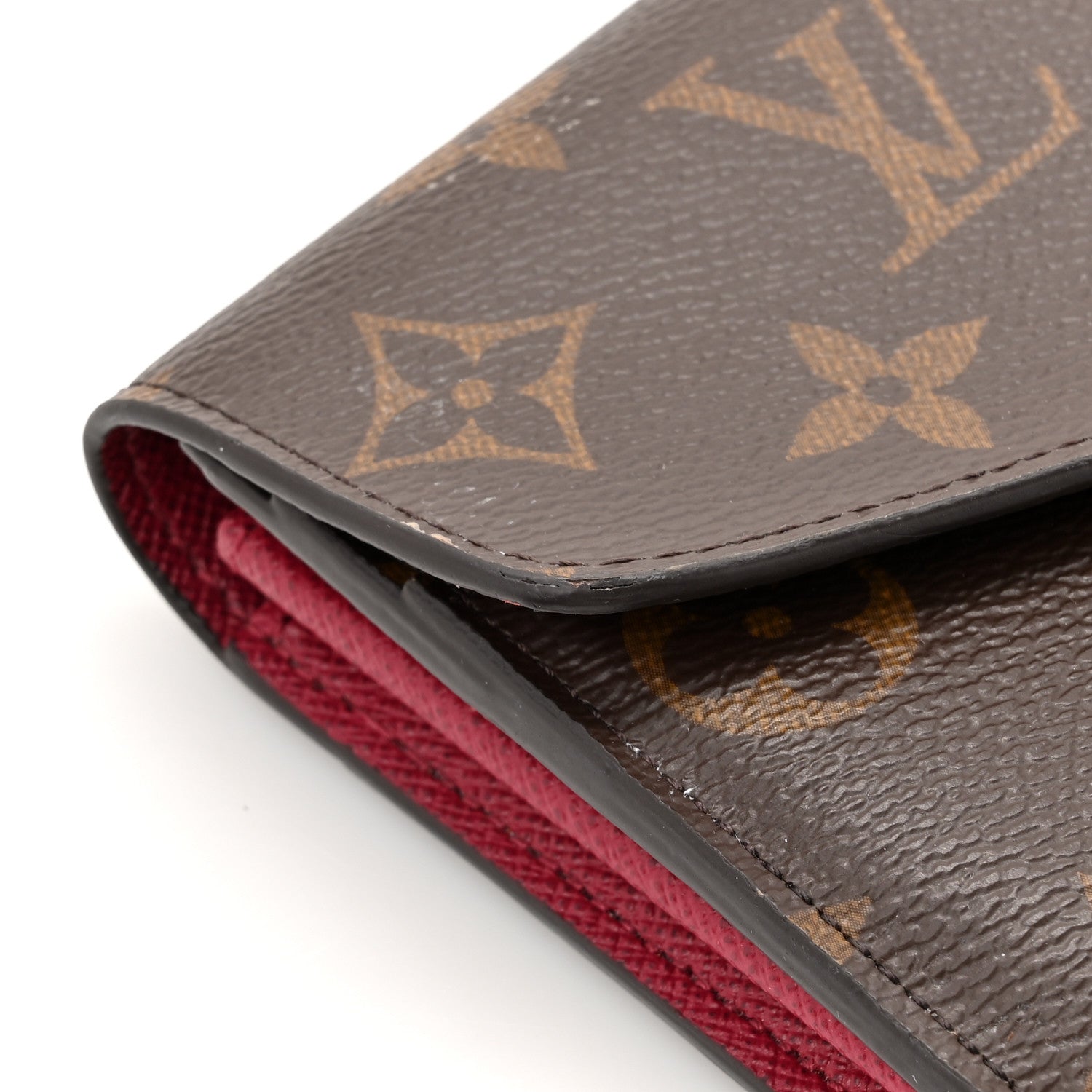 Louis Vuitton Monogram Sarah Wallet NM Fuchsia 9 of 10