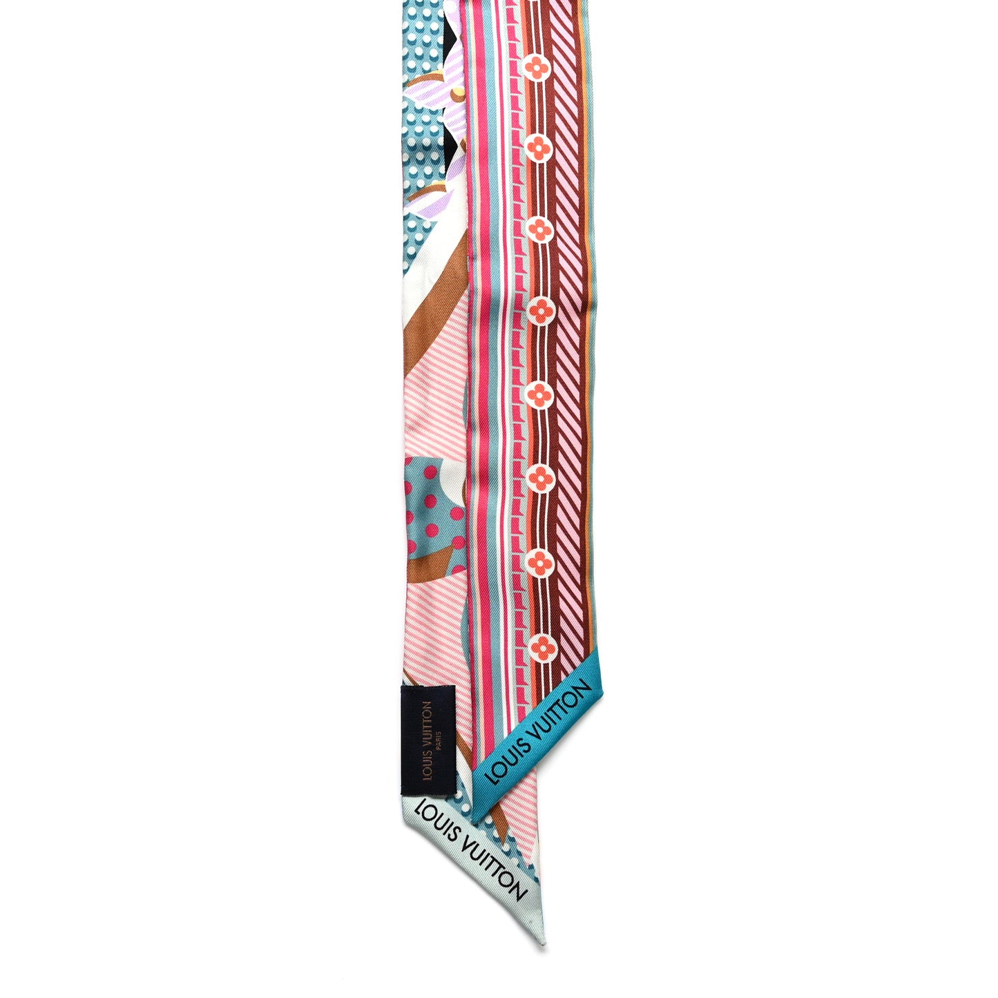 Silk Pop Monogram BB Bandeau Turquoise