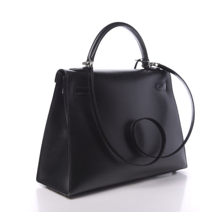 Hermes Box Kelly Sellier 32 Black 3 of 14