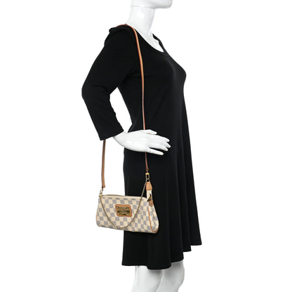 Louis Vuitton Damier Azur Eva Clutch 2 of 10