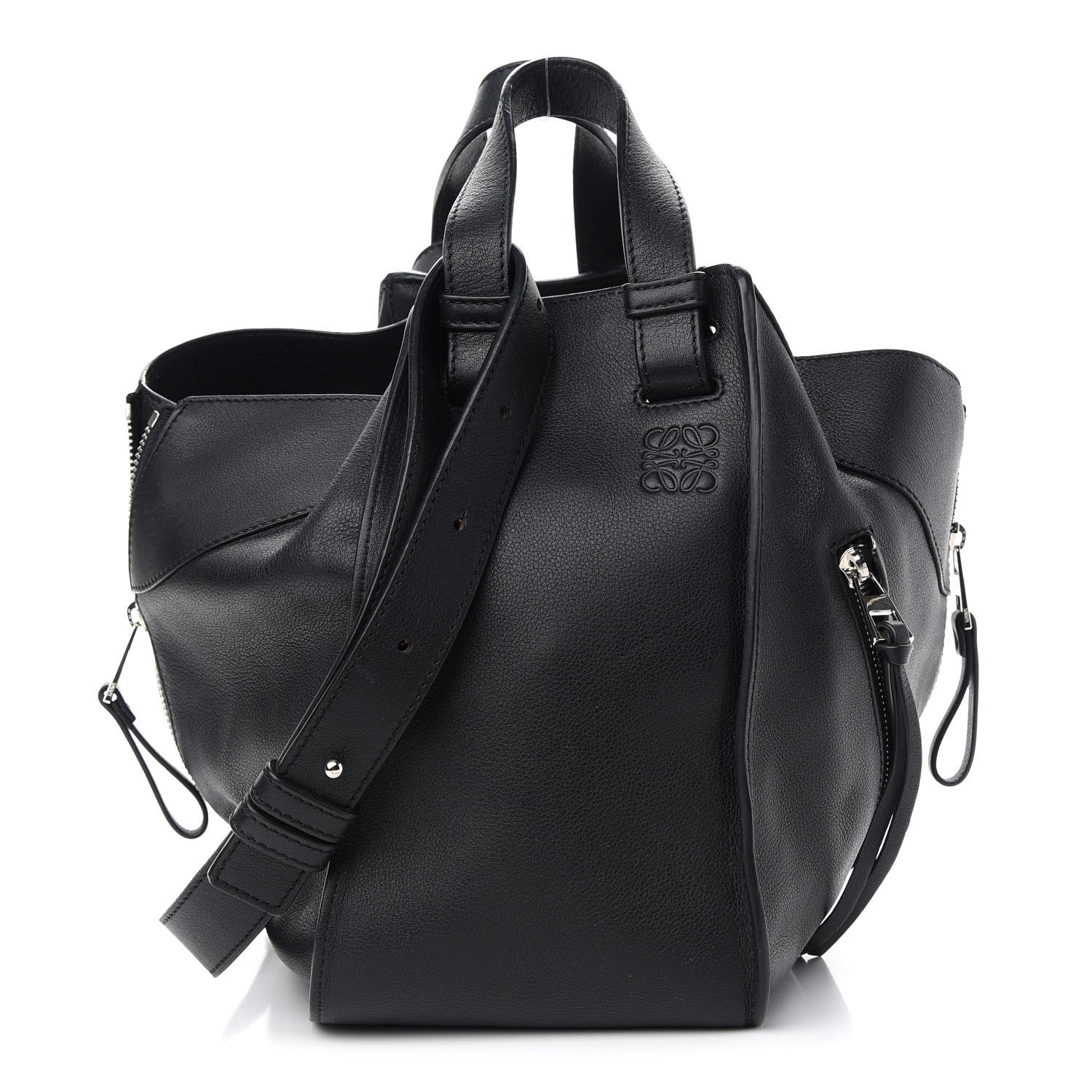 Loewe Calfskin Small Hammock Shoulder Bag Black 1 of 9