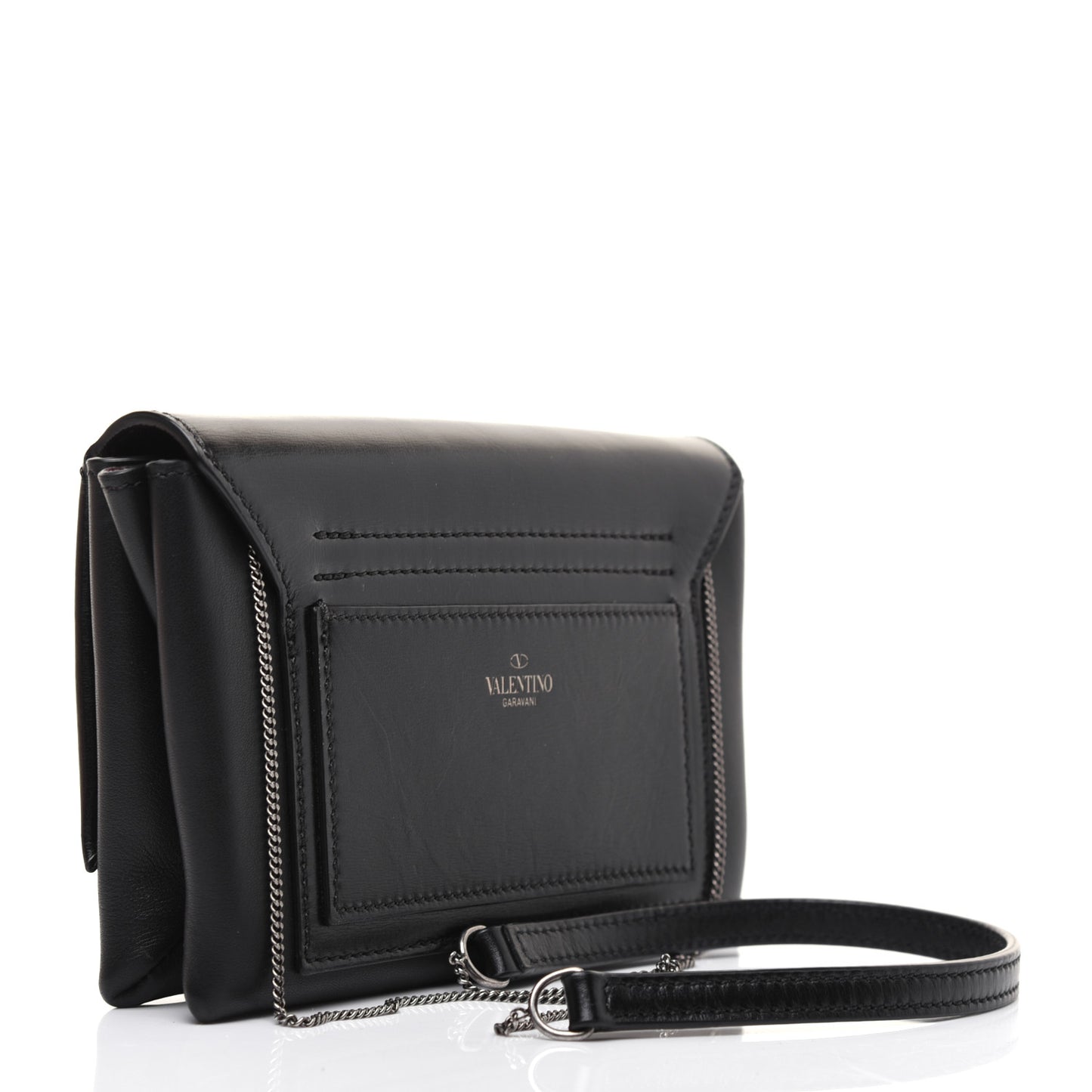 Calfskin Crystal Encrusted Snake Maison Small Crossbody Black
