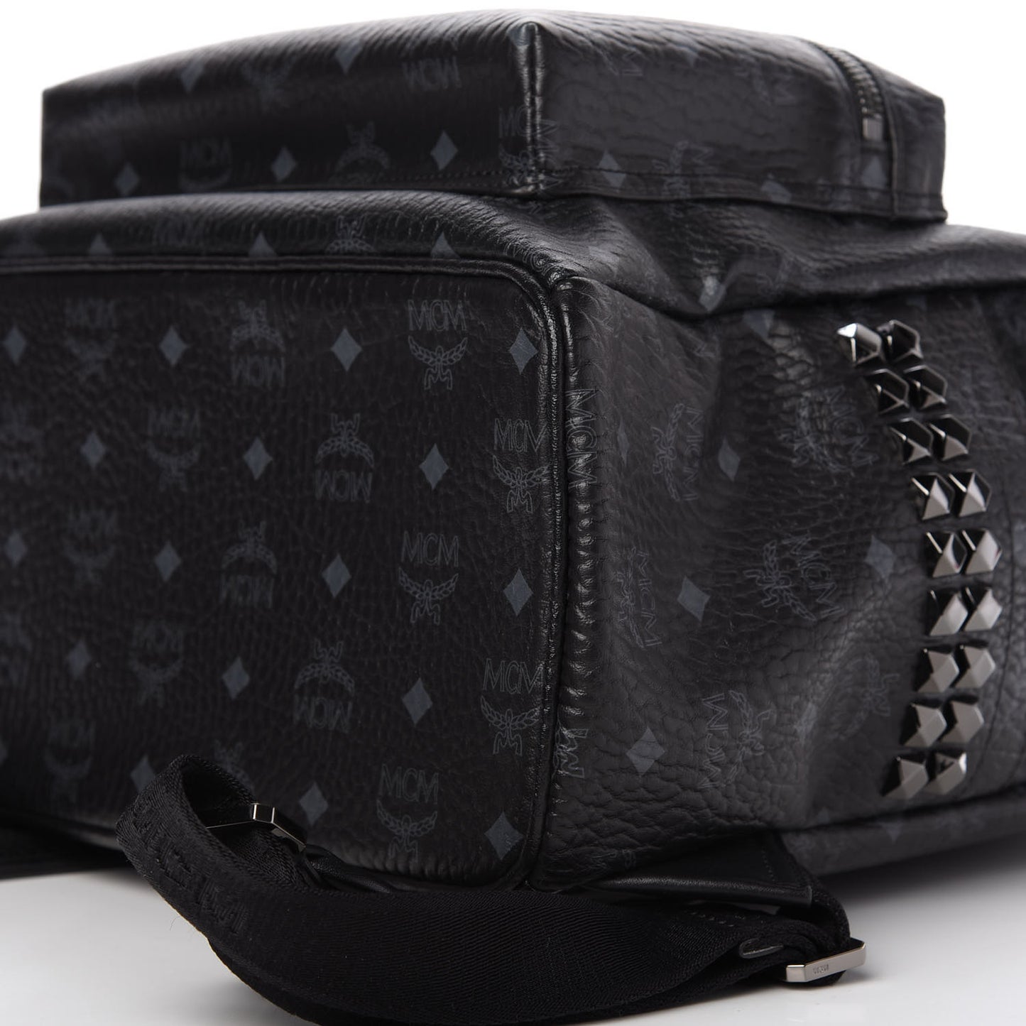 Visetos Medium Side Studs Stark Backpack Black