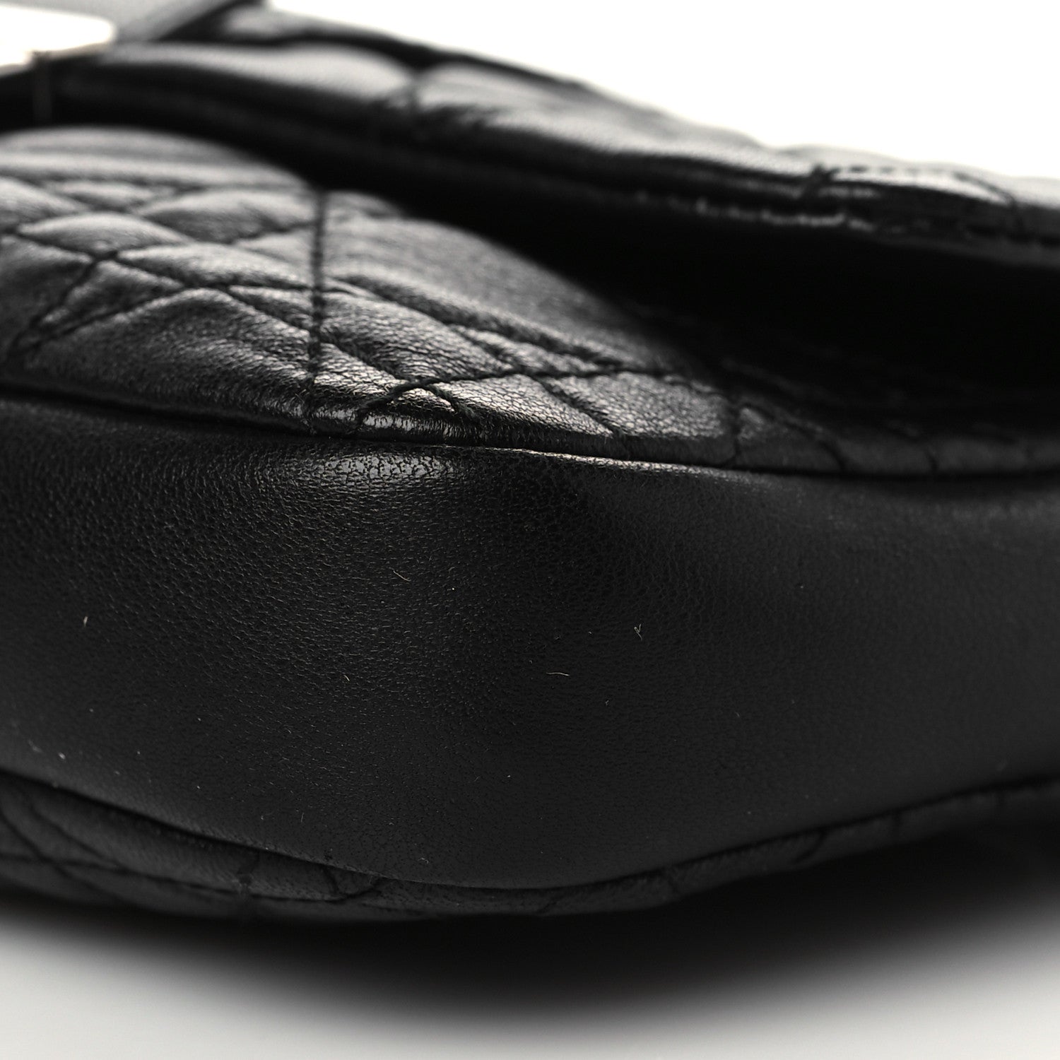 Christian Dior Lambskin Cannage New Lock Pouch Black 9 of 9