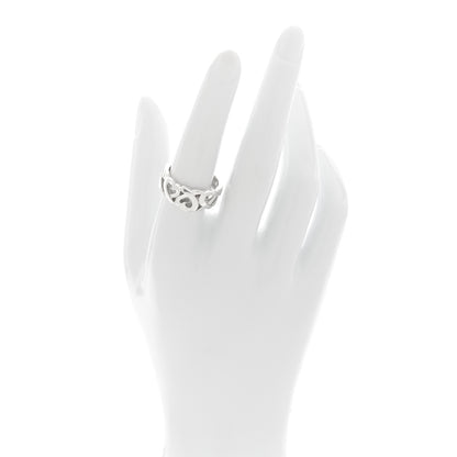 Tiffany Sterling Silver Paloma Picasso Loving Heart Band Ring 56 7.5 2 of 6