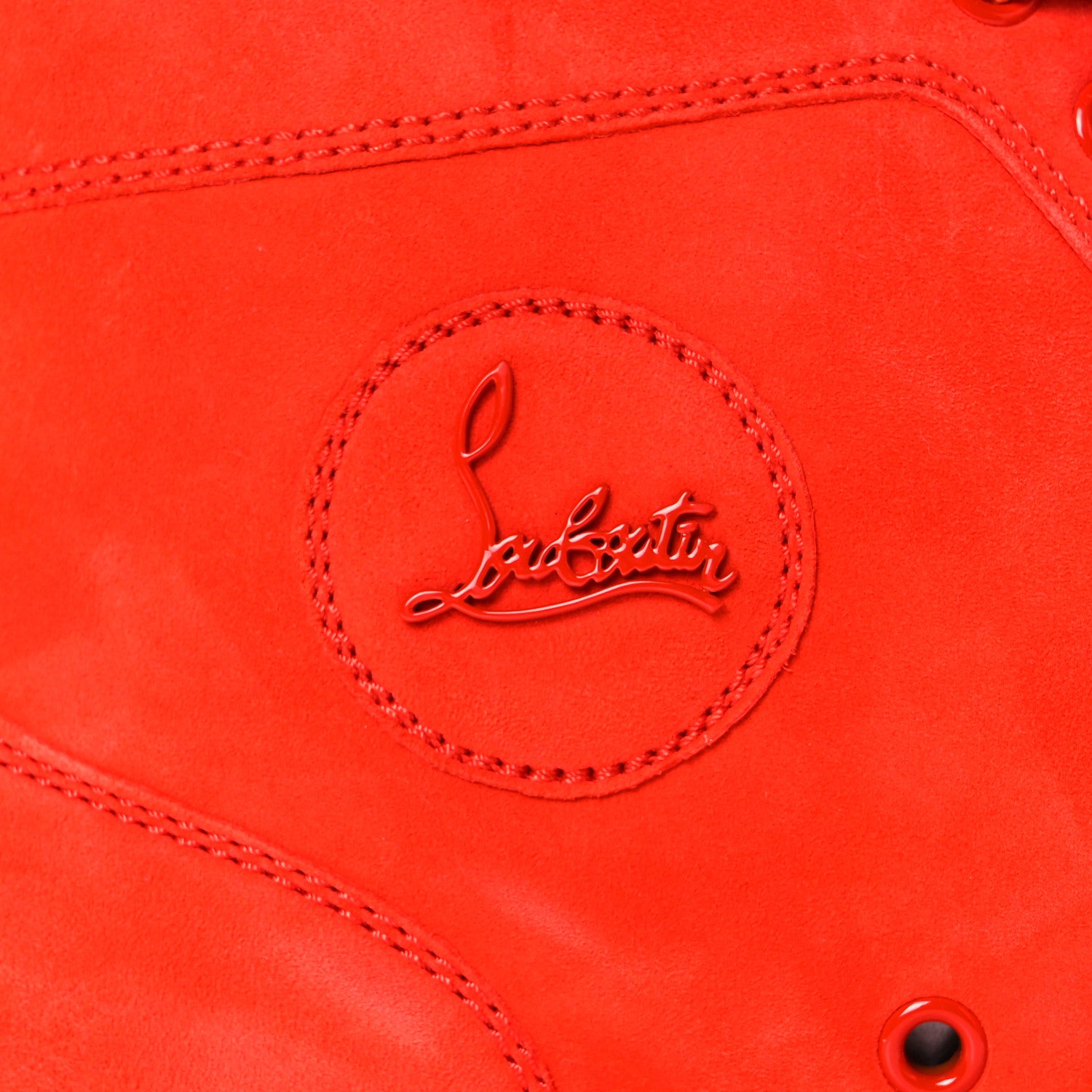 Christian Louboutin Suede Mens Louis Spikes Flat Sneakers 42.5 Capucine 26 of 30
