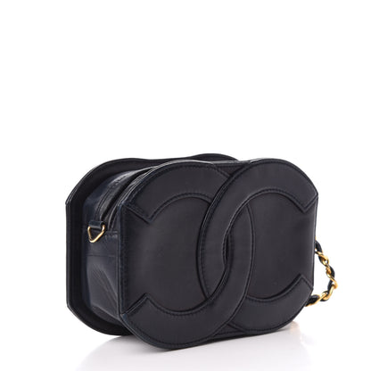 Chanel Lambskin Quilted CC Tassel Crossbody Black 3 of 9