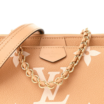 Louis Vuitton Empreinte Monogram Giant Multi Pochette Accessories Arizona Creme 8 of 11