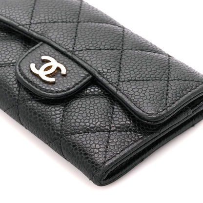Chanel Caviar Quilted Flap Card Holder Black 11 of 11