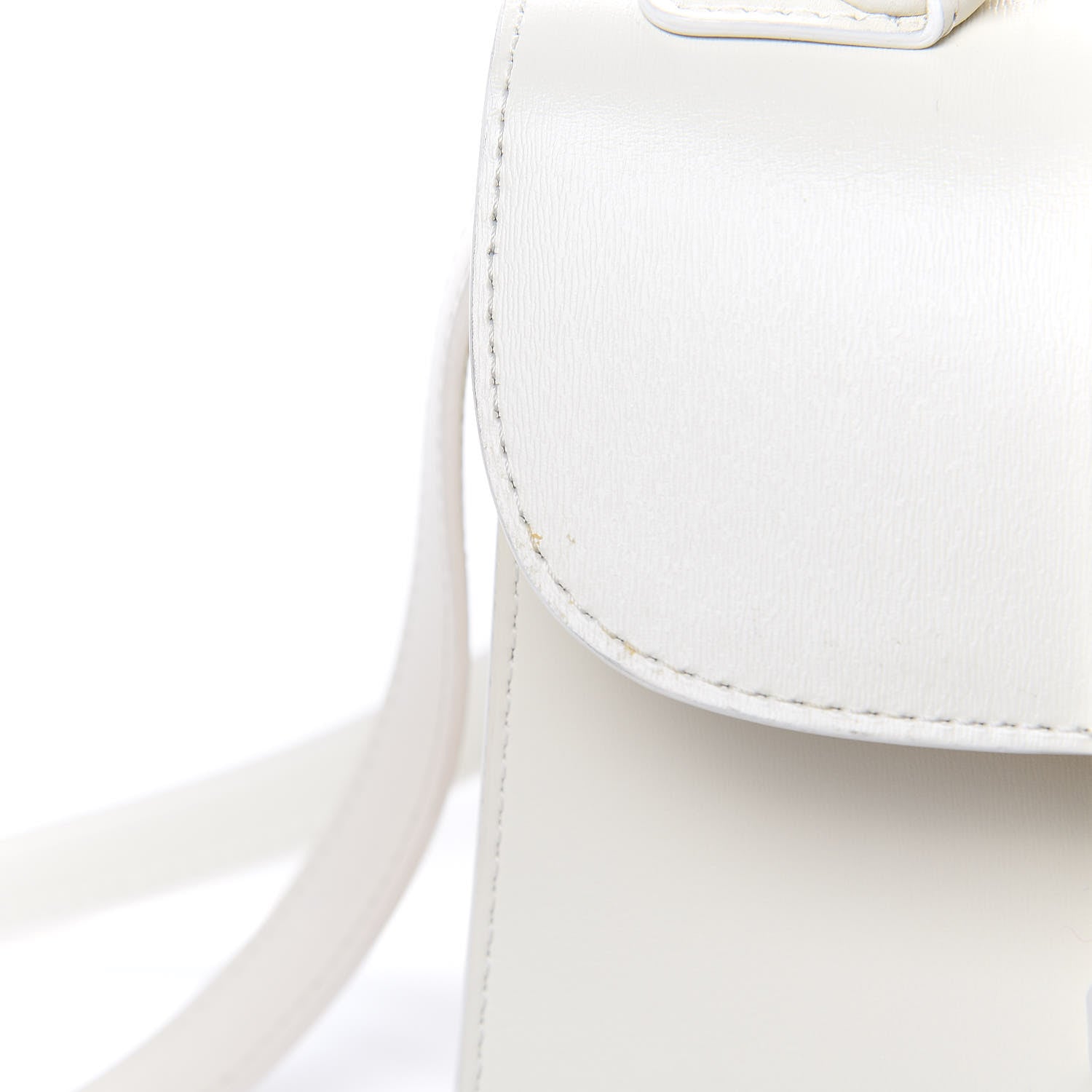 Delvaux Calfskin Mini Brillant Satchel Ivory 9 of 16